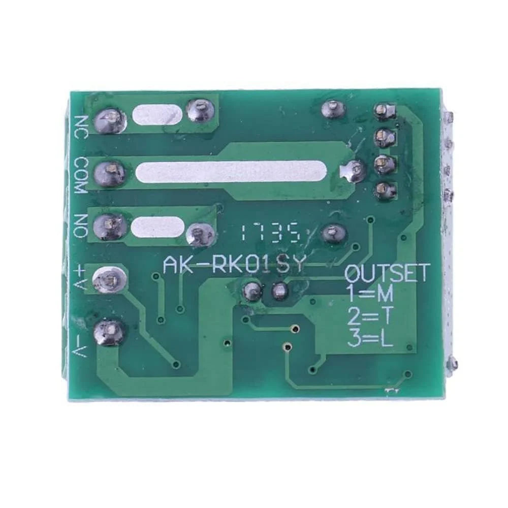 Wireless 12V Remote Control Relay Switch (433MHz) – 1 Channel (with Adaptor 12V)