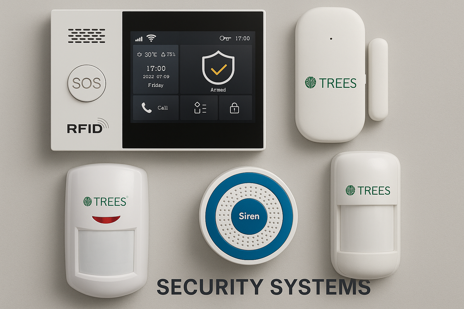 SECURITY ALARM SYSTEMS & ACCESSORIES