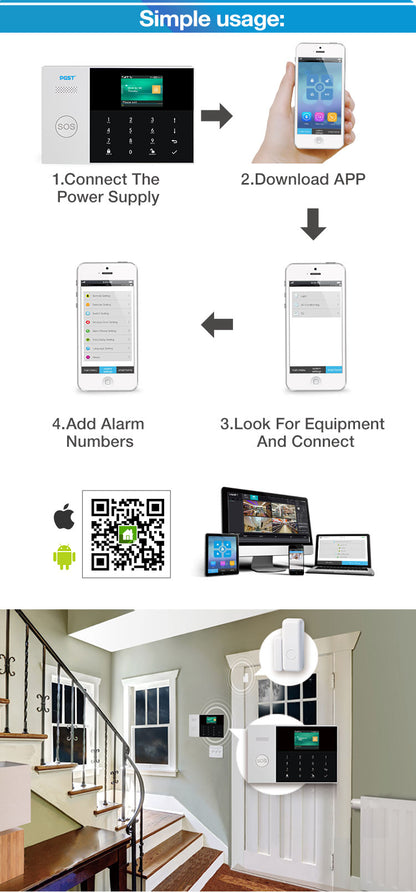 T5105 WIRELESS SECURITY ALARM SYSTEM