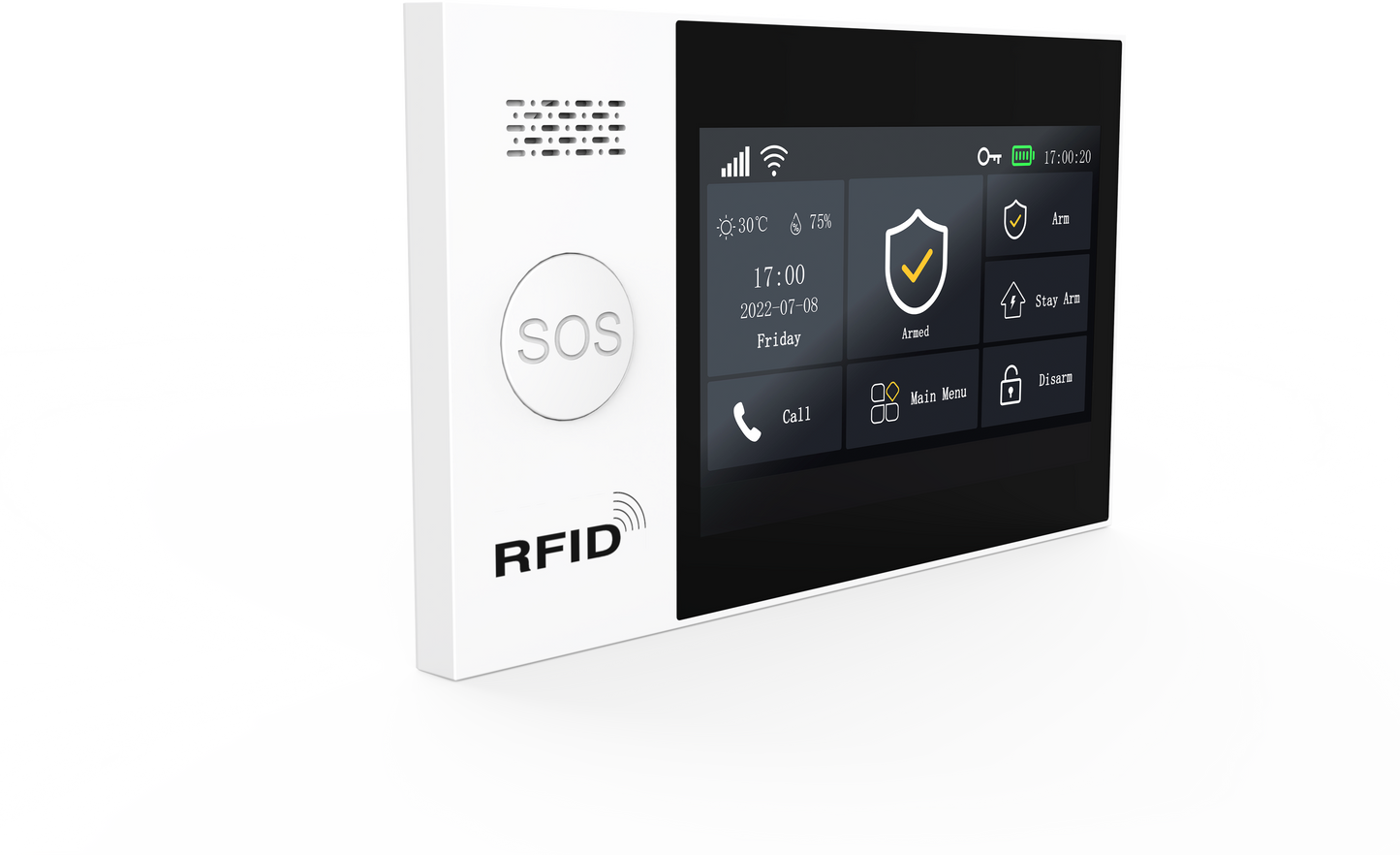 T5107 SMART WIFI + 2G/4G TOUCHSCREEN HOME WIRELESS SECURITY ALARM SYSTEM