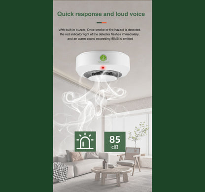 T441R WIRELESS PHOTOELECTRIC SMOKE DETECTOR - 433MHZ | STAND ALONE | BATTERY-POWERED