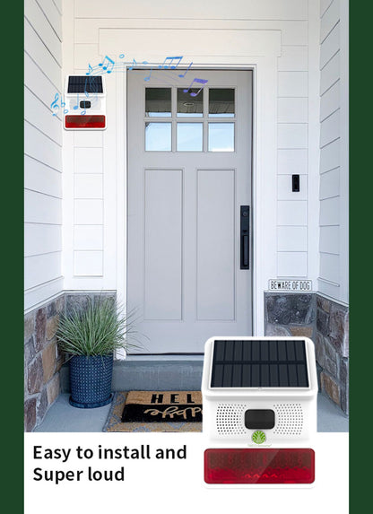 T5523R SOLAR POWERED WIRELESS OUTDOOR SIREN