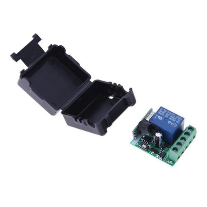 Wireless 12V Remote Control Relay Switch (433MHz) – 1 Channel (with Adaptor 12V)