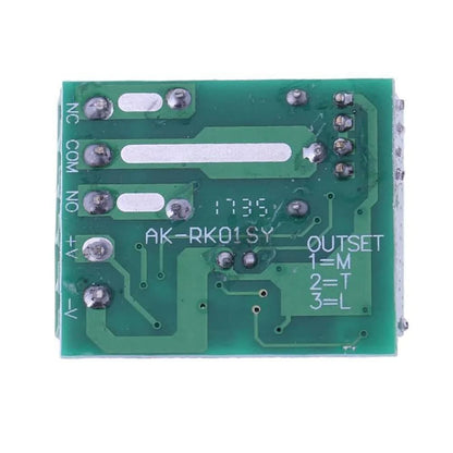 Wireless 12V Remote Control Relay Switch (433MHz) – 1 Channel (with Adaptor 12V)