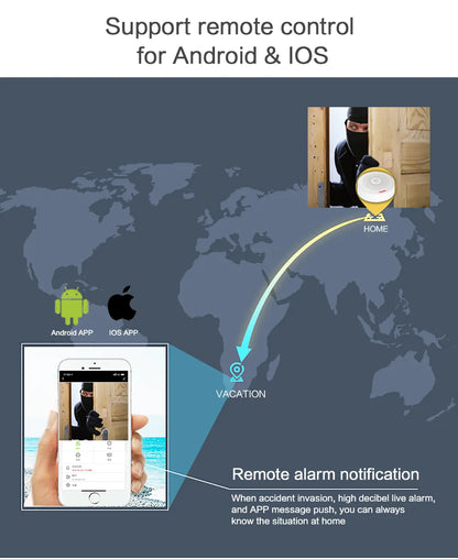 T5150 Smart WiFi Security Alarm System – Embedded OS & High-Decibel Siren