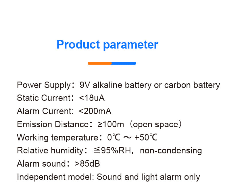 T441R WIRELESS PHOTOELECTRIC SMOKE DETECTOR - 433MHZ | STAND ALONE | BATTERY-POWERED