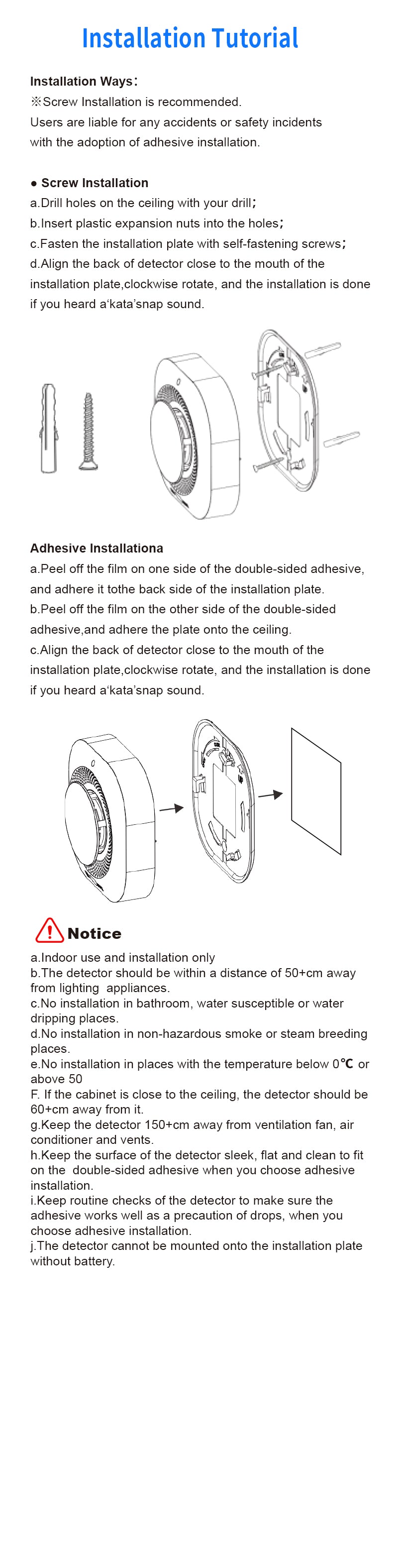 T441R WIRELESS PHOTOELECTRIC SMOKE DETECTOR - 433MHZ | STAND ALONE | BATTERY-POWERED