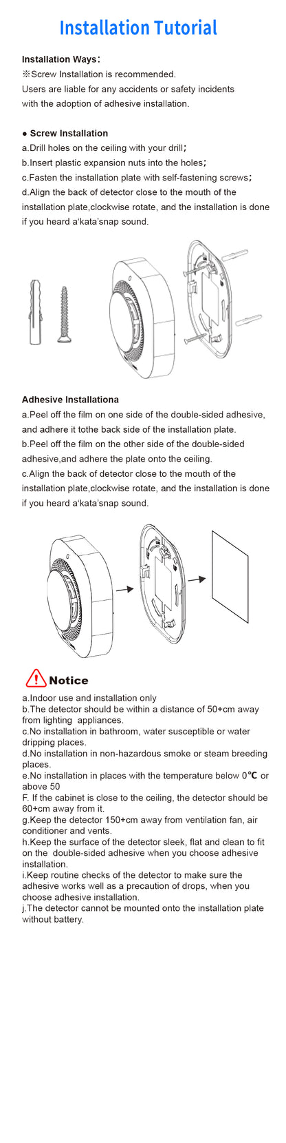 T441R WIRELESS PHOTOELECTRIC SMOKE DETECTOR - 433MHZ | STAND ALONE | BATTERY-POWERED