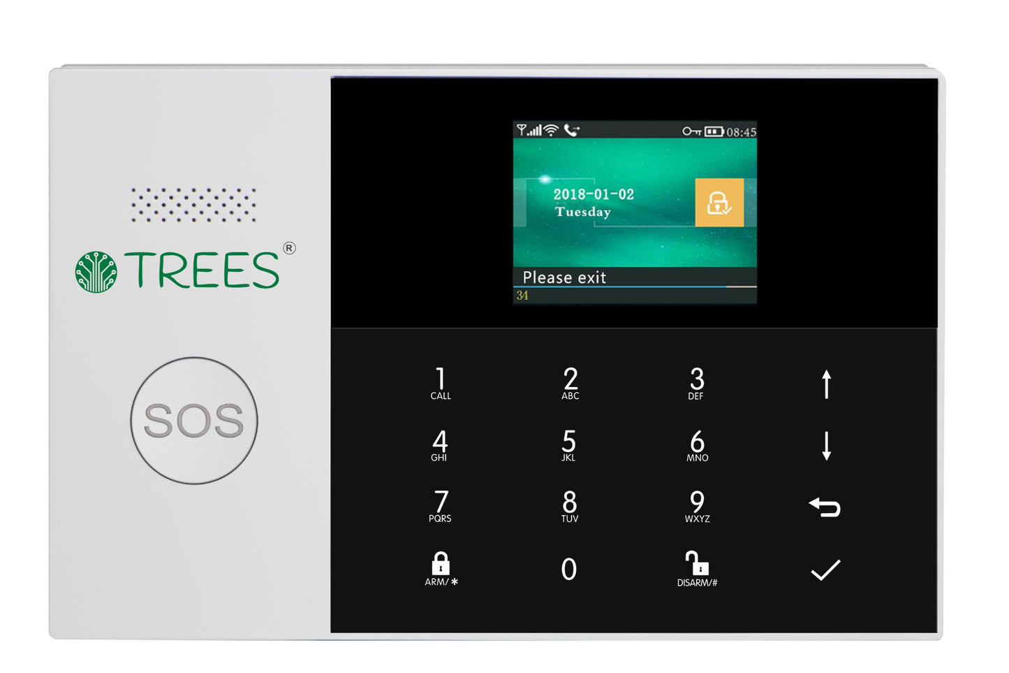 T5105 WIRELESS SECURITY ALARM SYSTEM