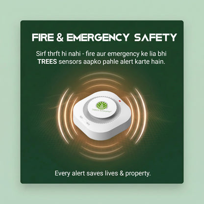 T441R WIRELESS PHOTOELECTRIC SMOKE DETECTOR - 433MHZ | STAND ALONE | BATTERY-POWERED