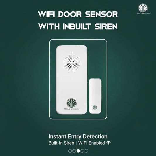 T5B01 WiFi Sound & Light Door/Window Alarm – Smart Magnetic Sensor (2.4GHz WiFi)