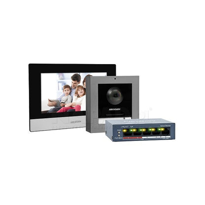 Hikvision Premium IP VDP KIT With 4 Port PoE Switch DS-KIS602